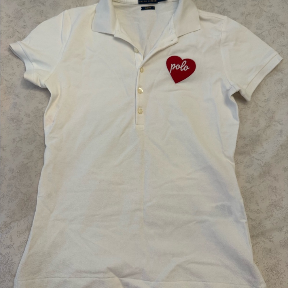Ralph Lauren White Polo Shirt